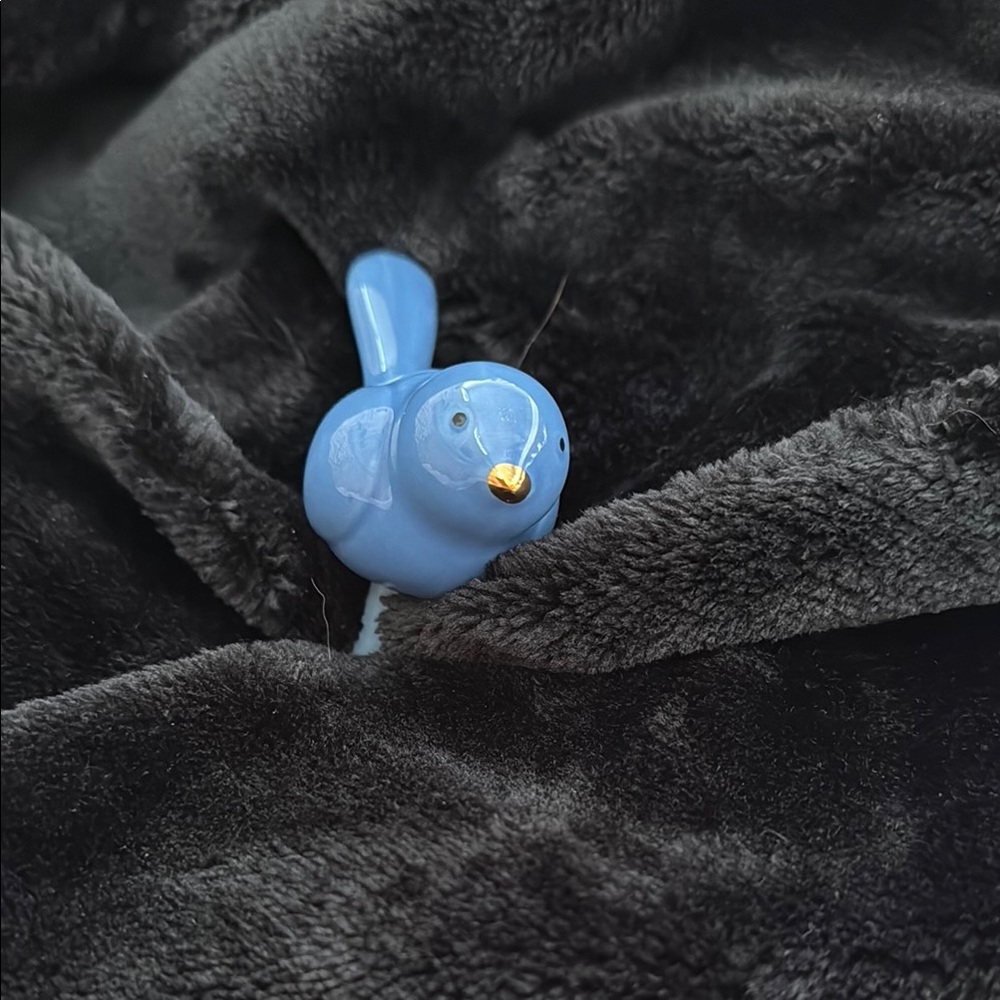 Nora Fleming: Blue Ceramic Bird Figurine